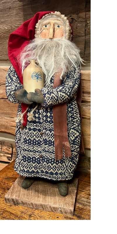  #CF ST CRK CF Santa w/crock