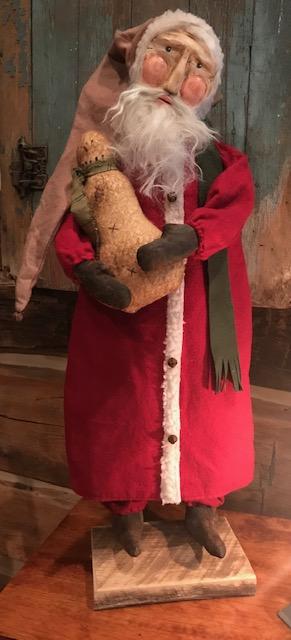  #CF ST w snwmn LG CF Santa w/Snowman  LG SIZE